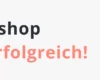 Blog-Banner mit Text ‚Onlineshop aber erfolgreich‘ und einem Pokalsymbol